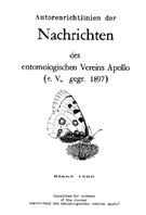Autorenrichtlinien 1990 Autorenrichtlinien 1990